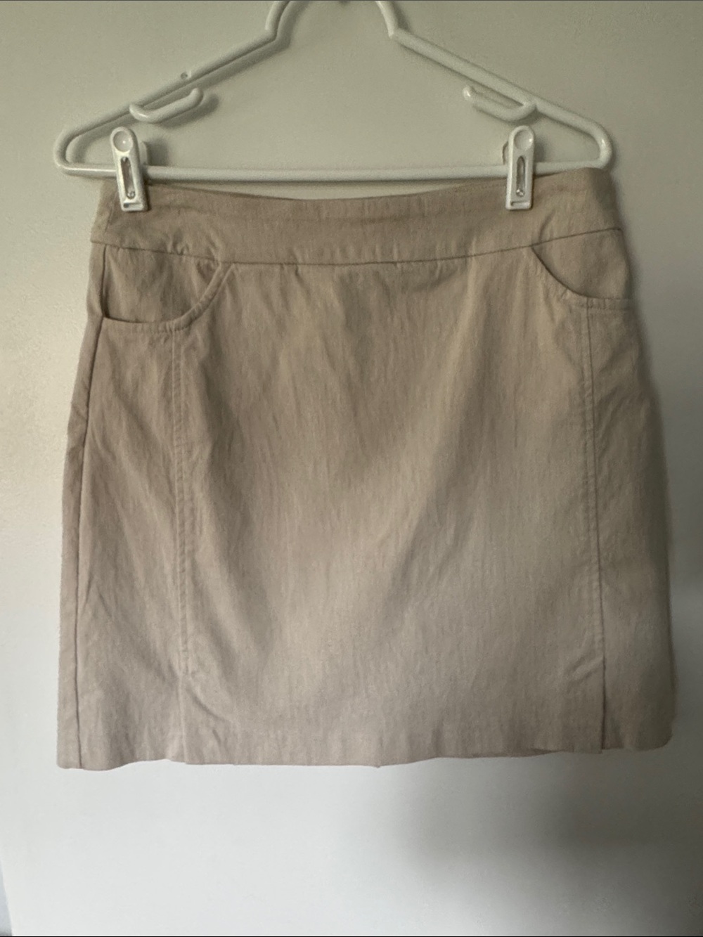 Beige Women's Casual Skirt